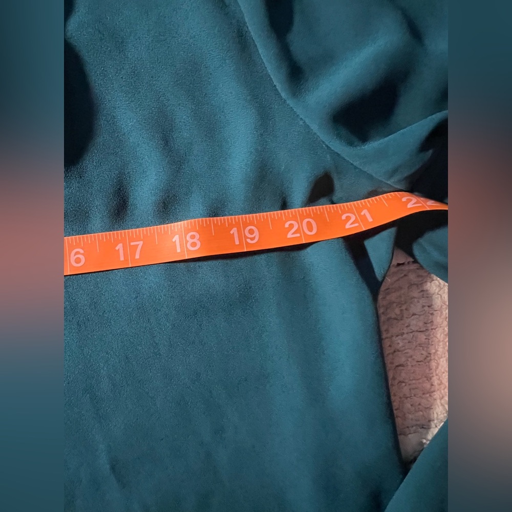 LOFT Turquoise Blouse - Picture 4 of 5